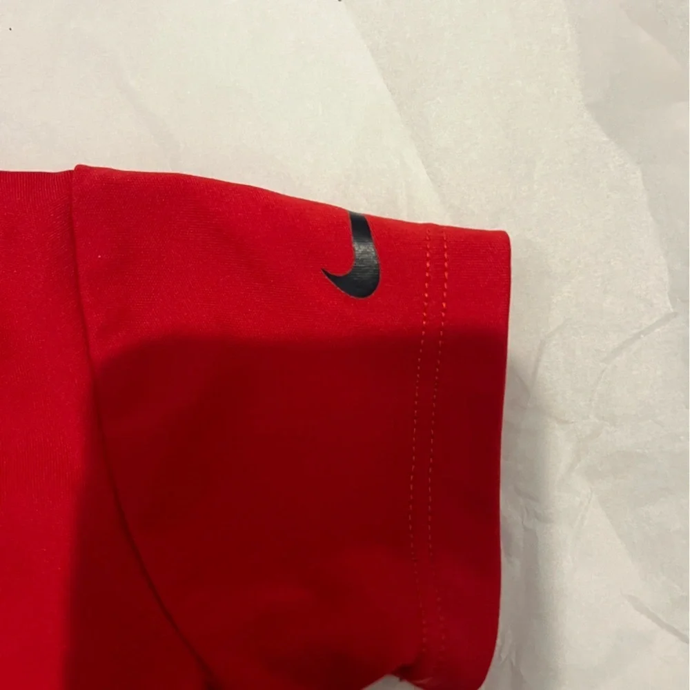 Nike Red and Black Draft Pick top and black jogger pants size 18 months
